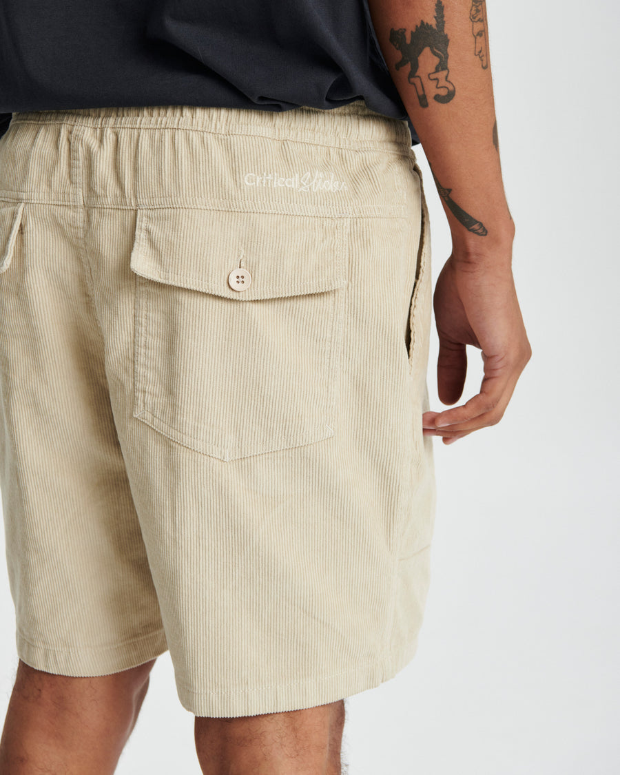 All Day Cord Short - Ecru