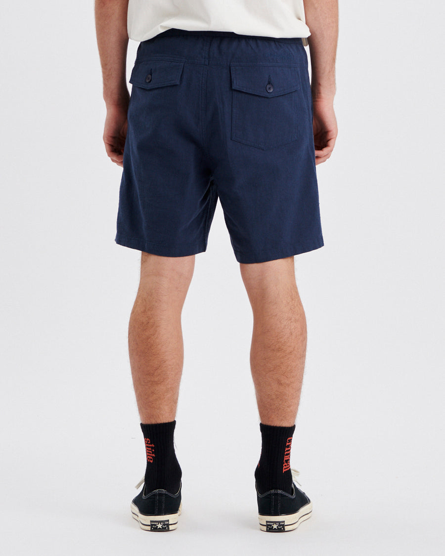 Cruiser Linen Short - Blue