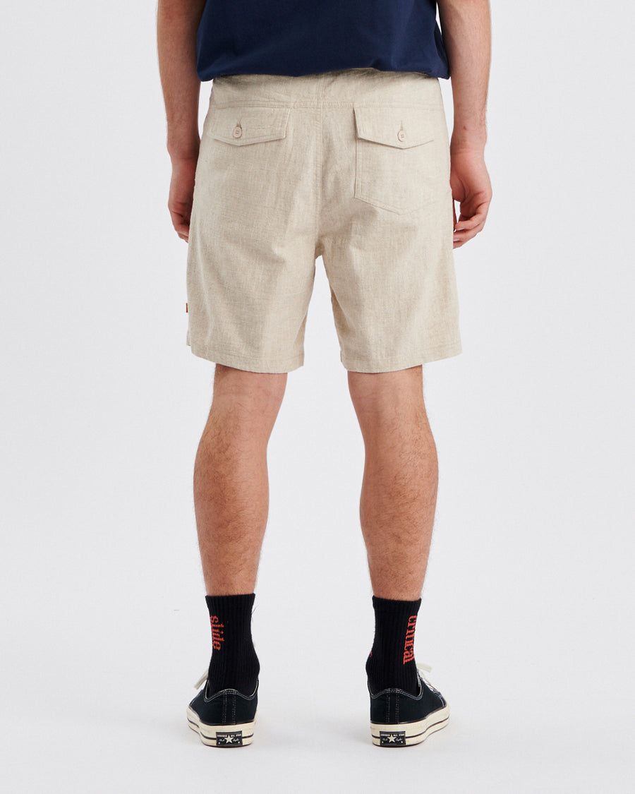 Cruiser Linen Short - Ecru