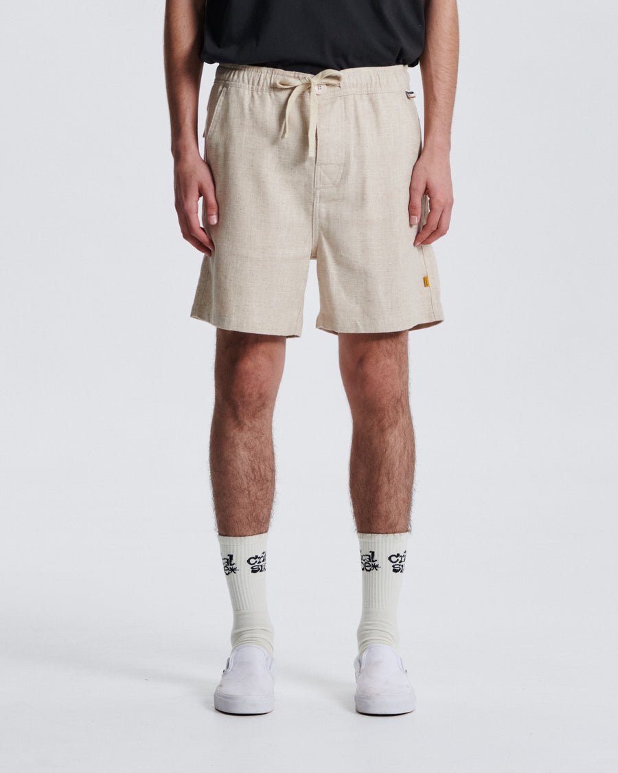 Cruiser Linen Short - Ecru
