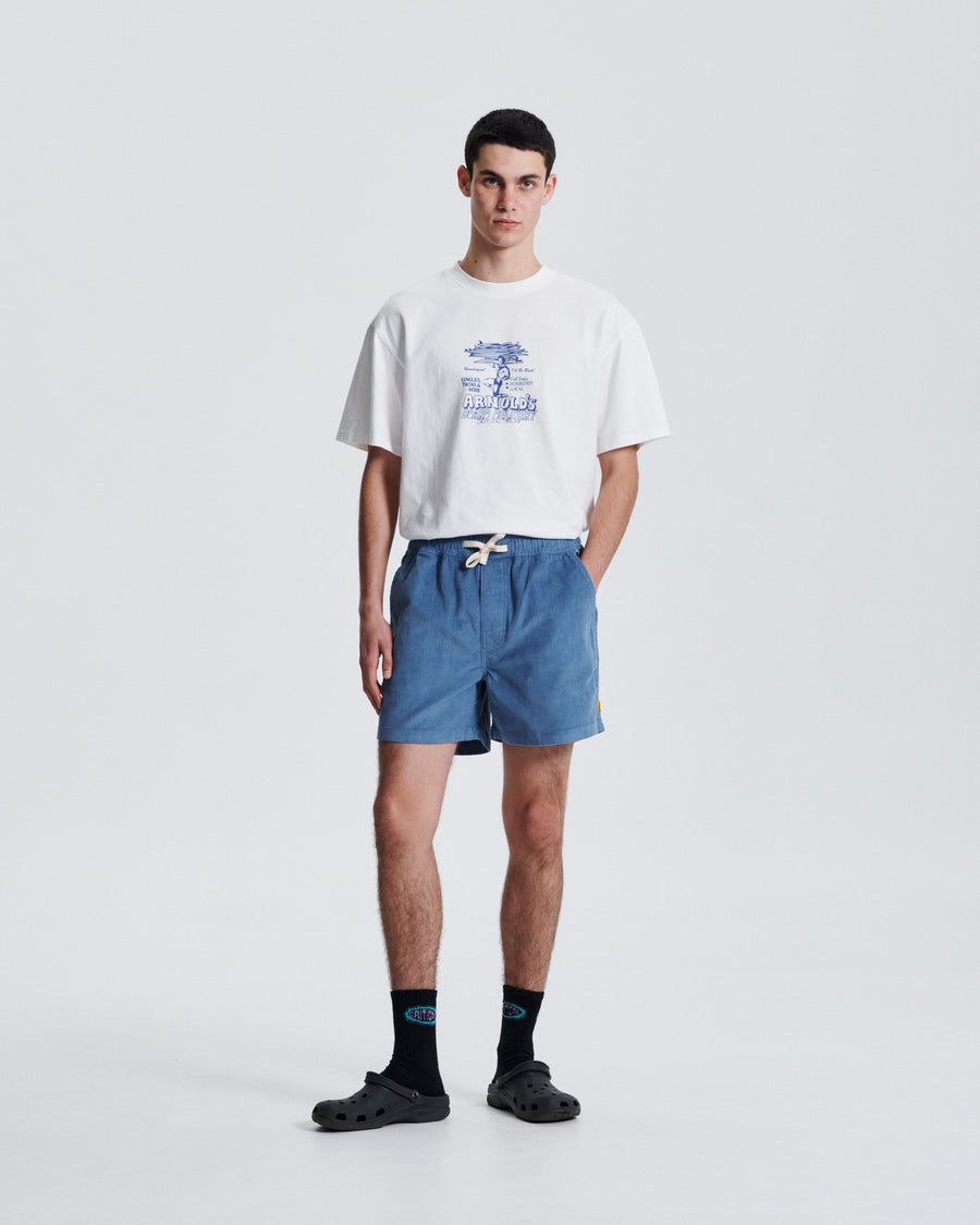 Fever Cord Walkshort - Blue