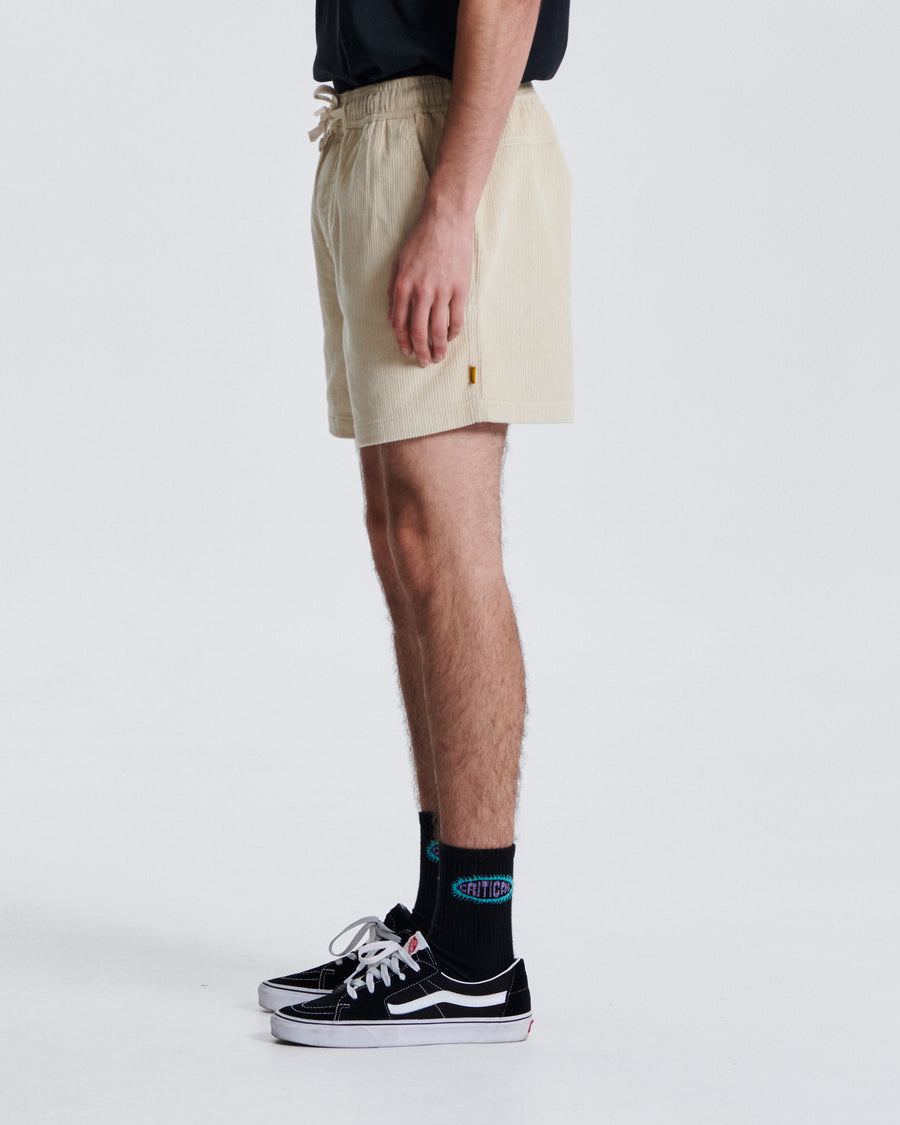 Fever Cord Walkshort - Ecru