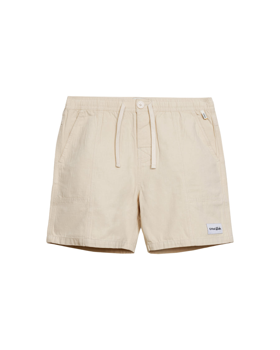 All Day Canvas Short - Ecru