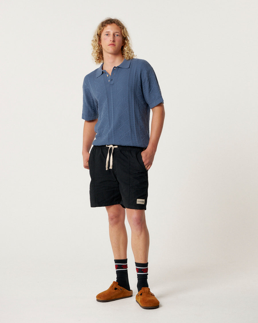 All Day Canvas Short - Black
