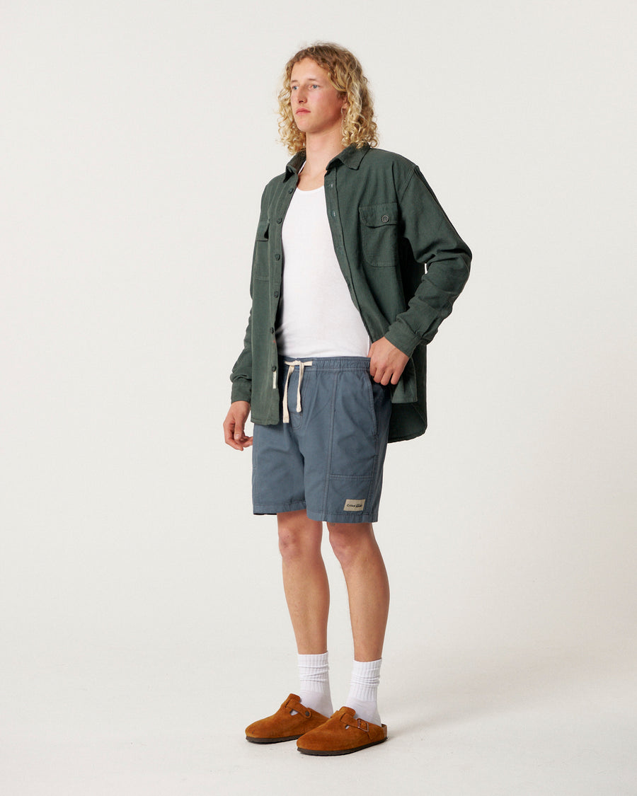 All Day Canvas Short - Blue