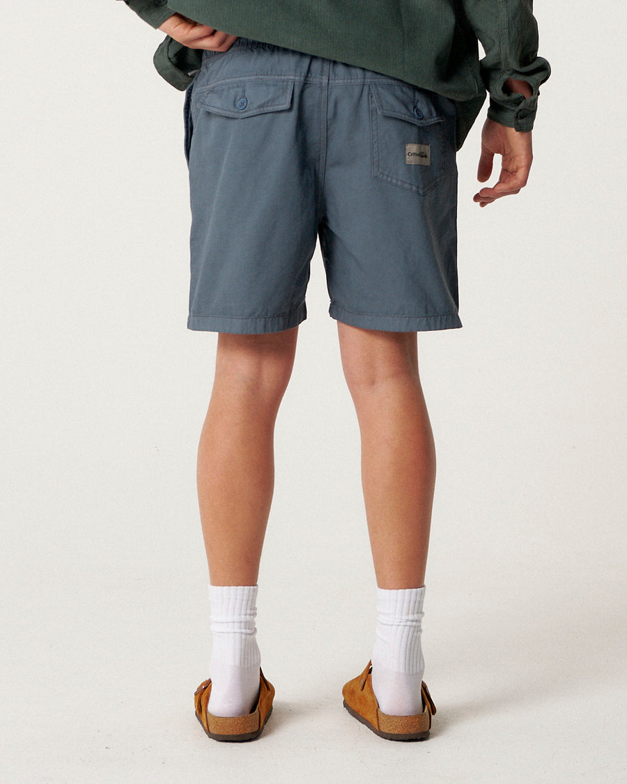 All Day Canvas Short - Blue