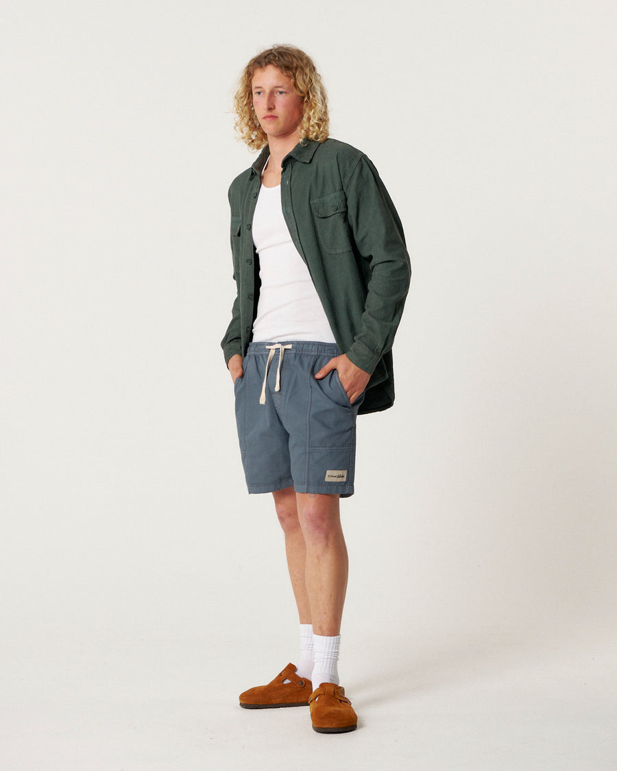 All Day Canvas Short - Blue