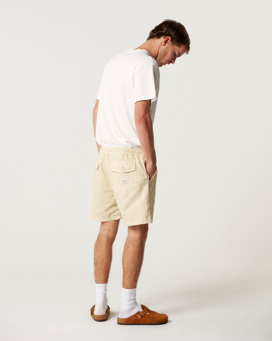 All Day Canvas Short - Ecru