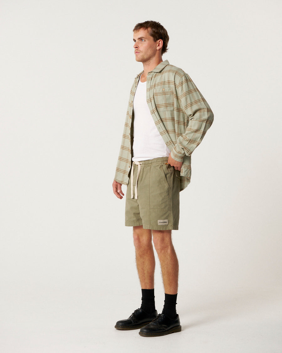 All Day Canvas Short - Fatigue