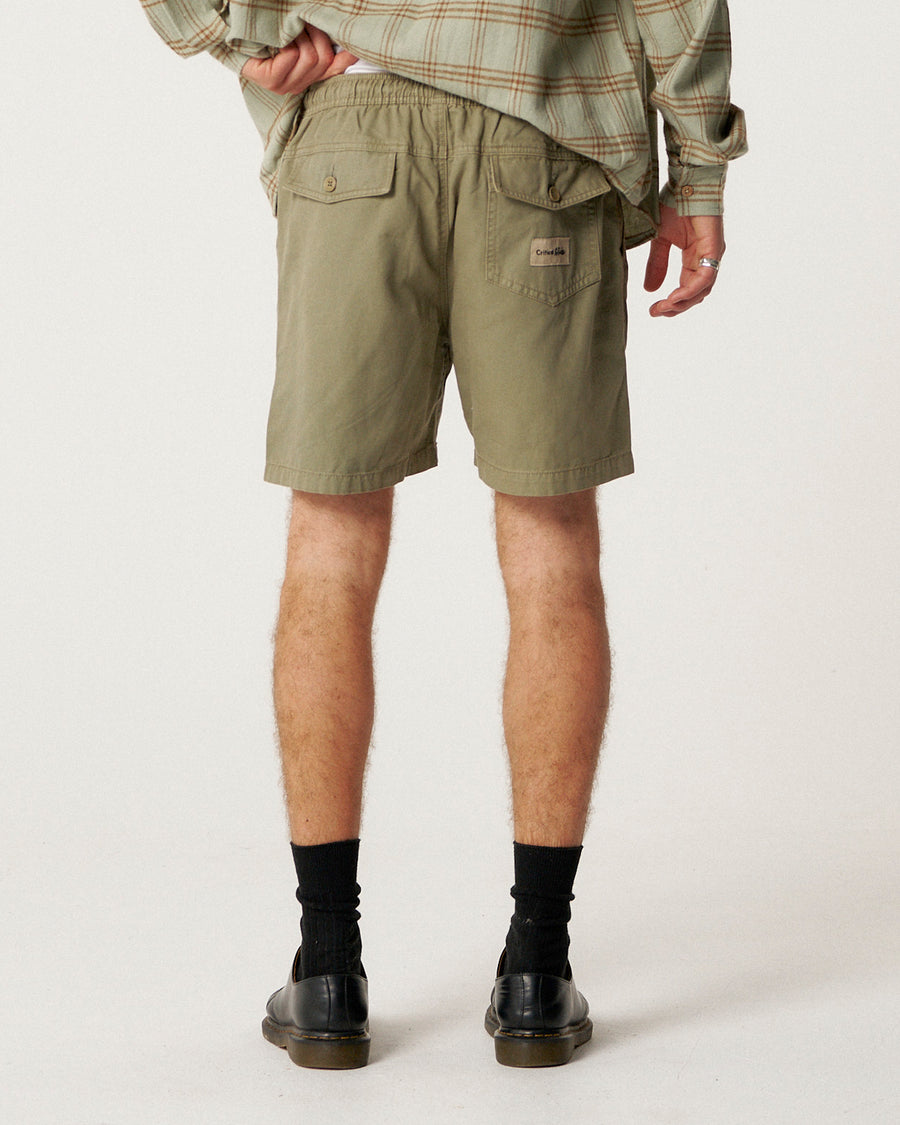 All Day Canvas Short - Fatigue