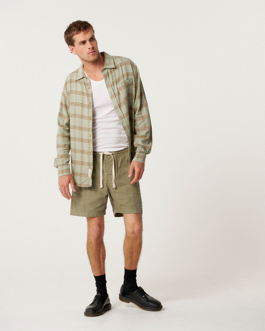 All Day Canvas Short - Fatigue