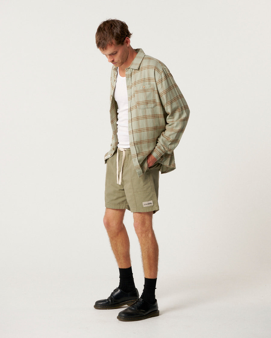 All Day Canvas Short - Fatigue