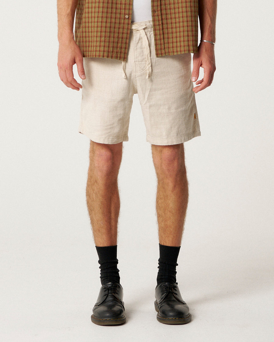 Cruiser Linen Short - Ecru