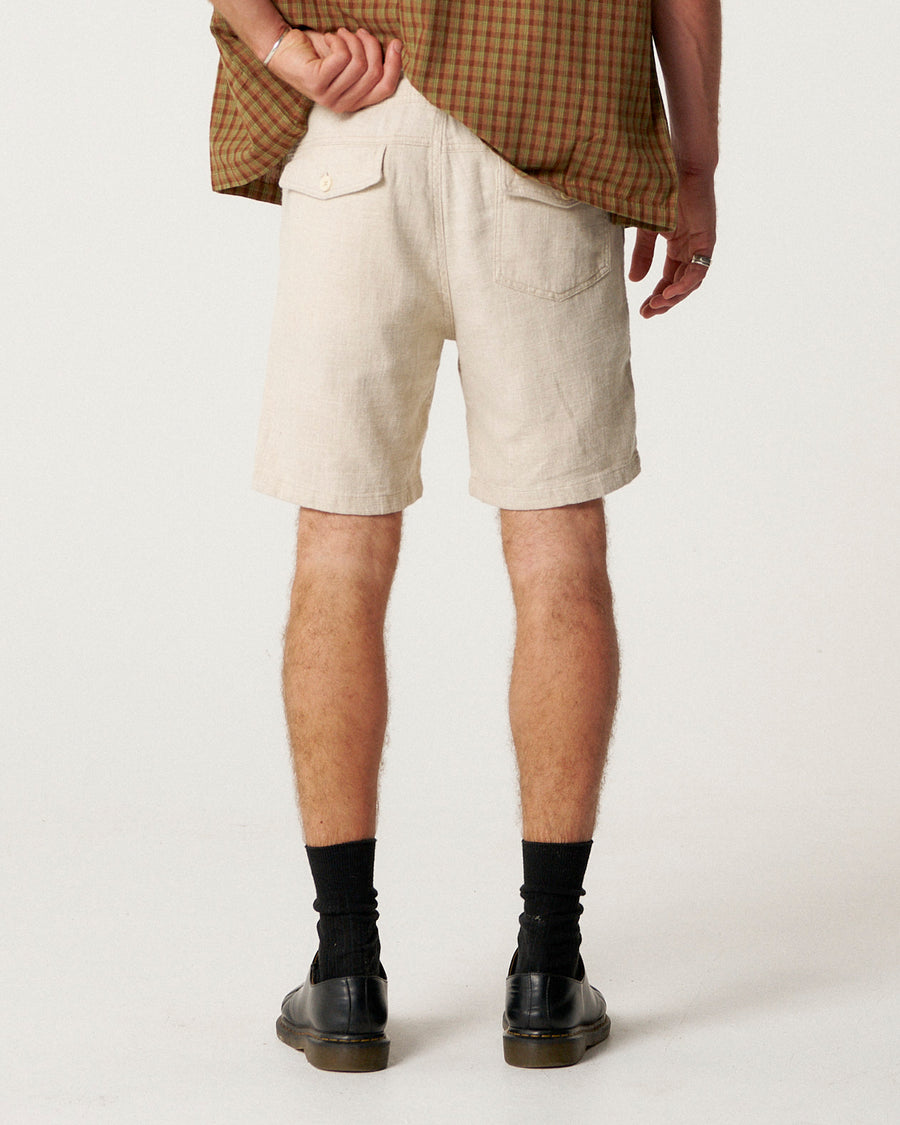 Cruiser Linen Short - Ecru