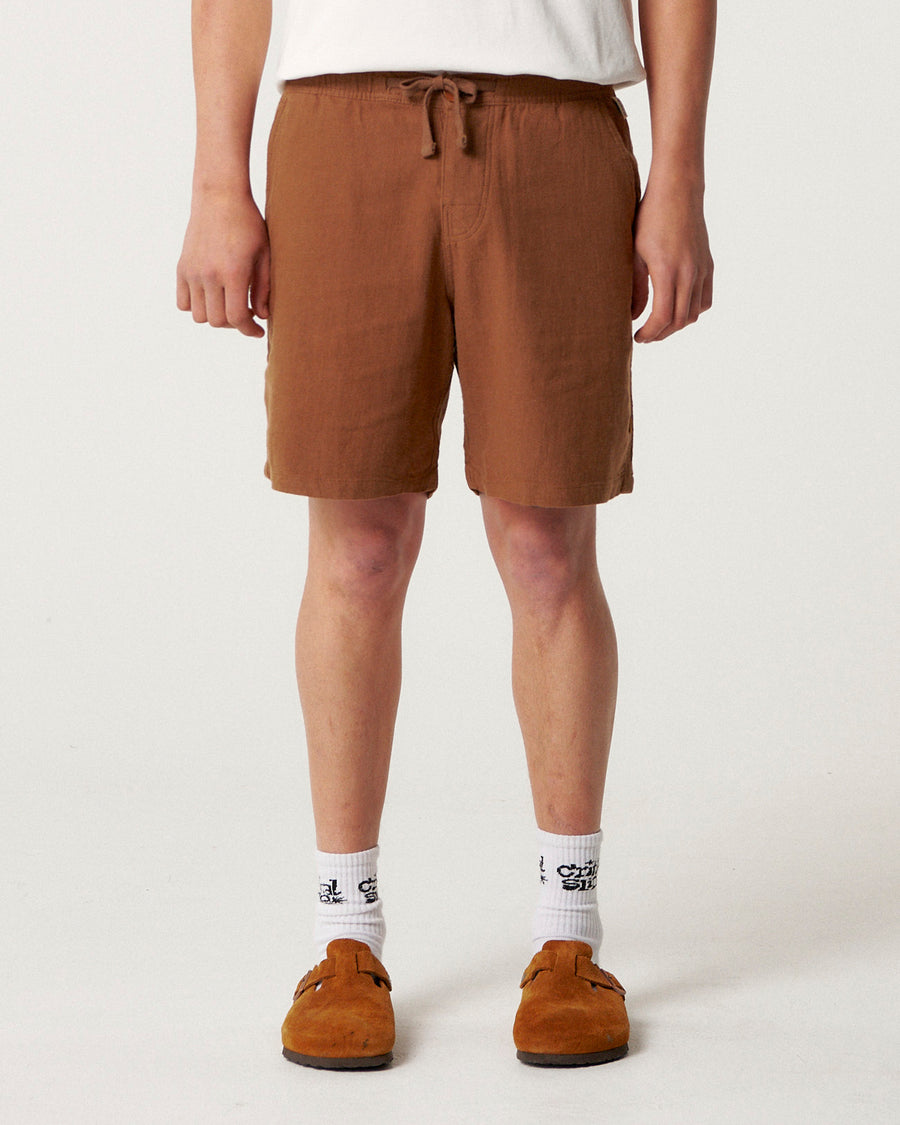 Cruiser Linen Short - Tobacco