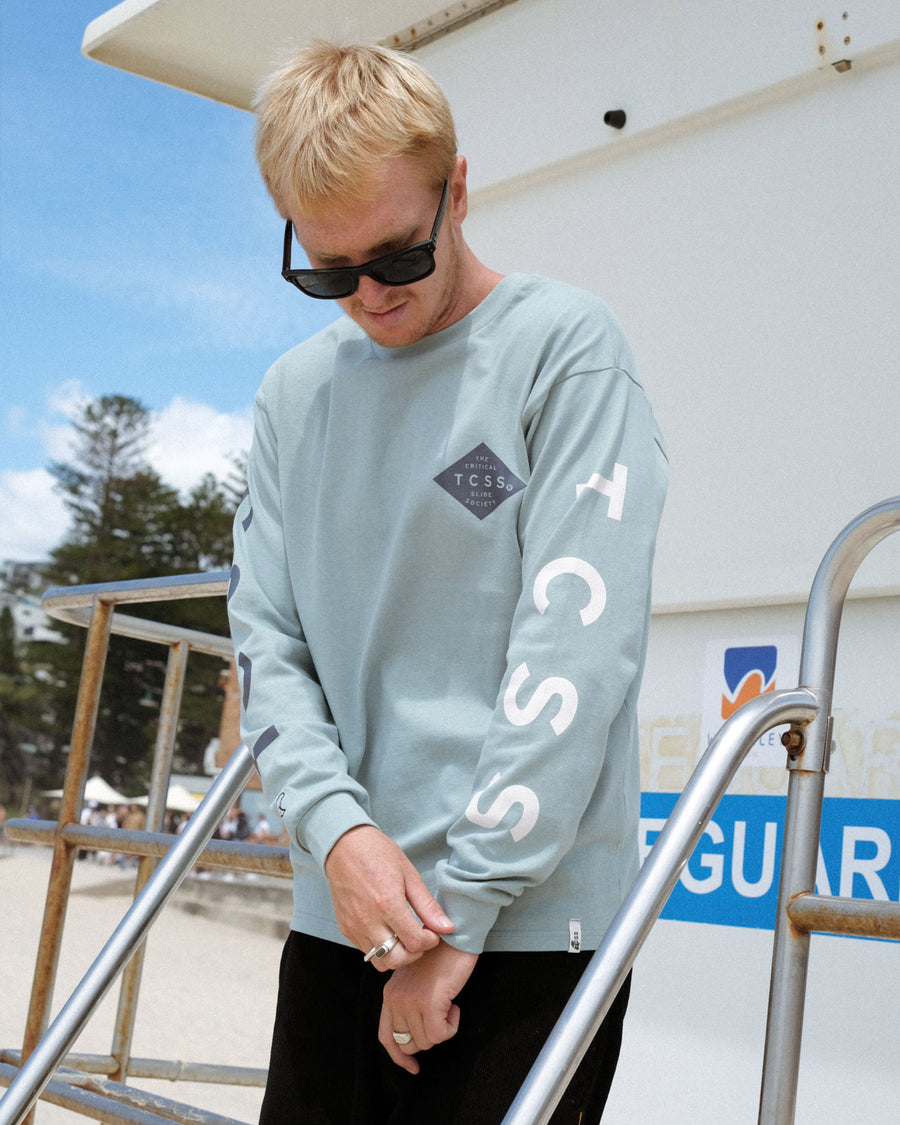 Diamonds Longsleeve Tee - Coast