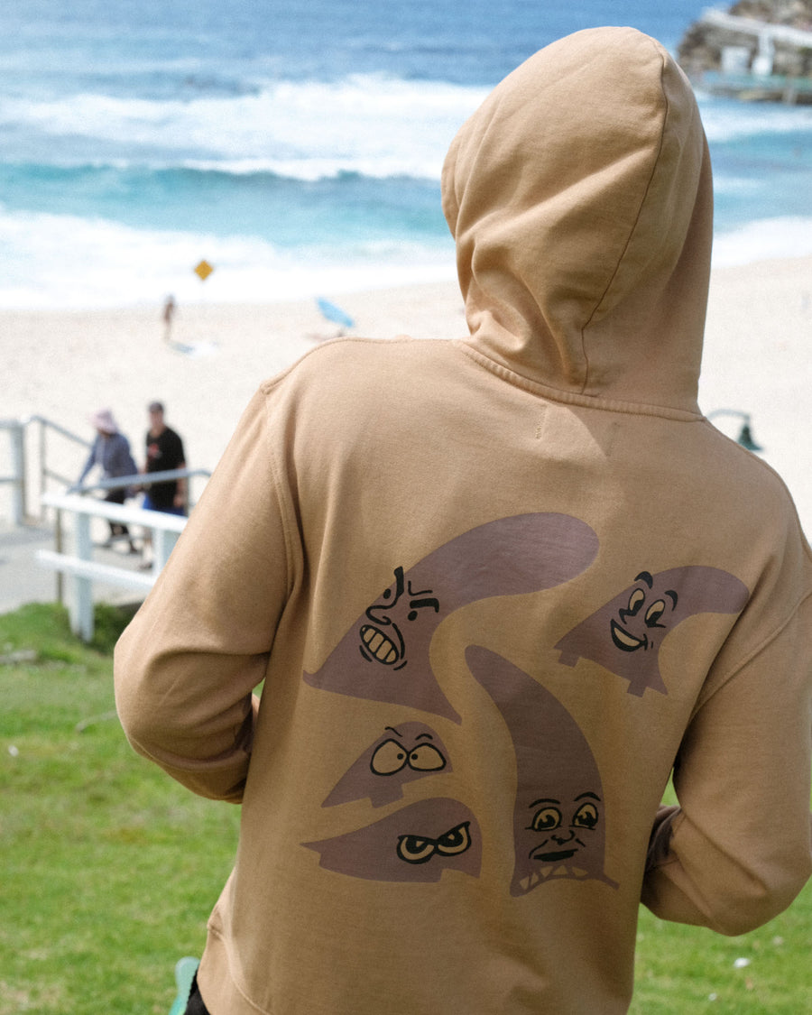 Fins Hoodie - Bronze