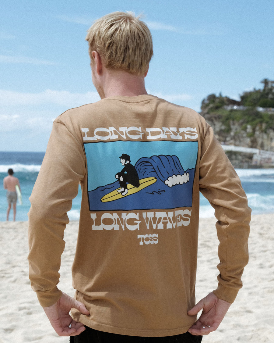 Good Days Longsleeve Tee - Bronze