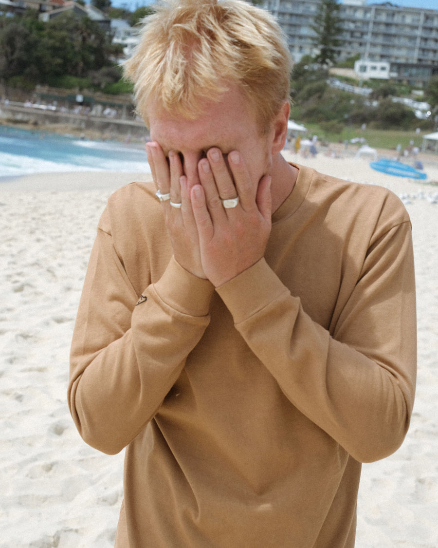Good Days Longsleeve Tee - Bronze