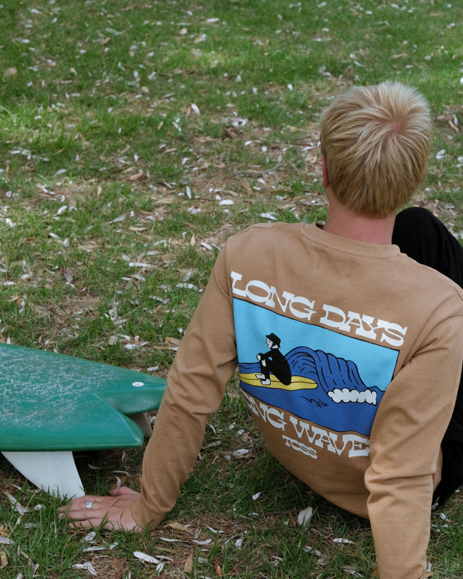 Good Days Longsleeve Tee - Bronze