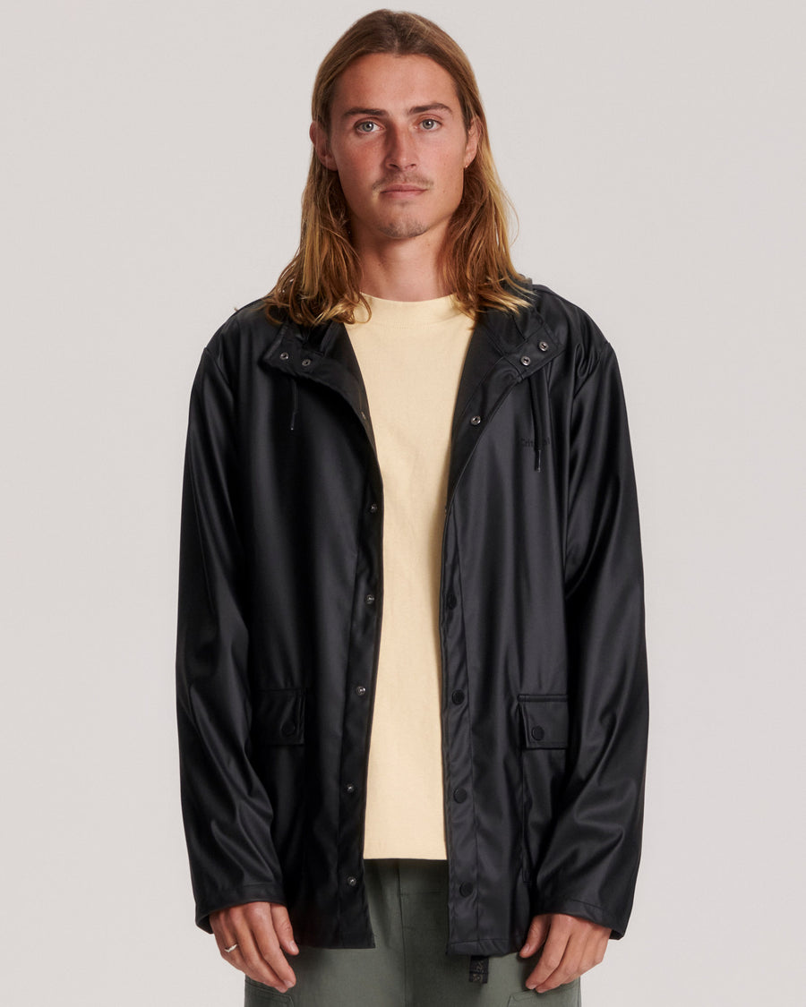 CRITICAL RAIN JACKET - BLACK