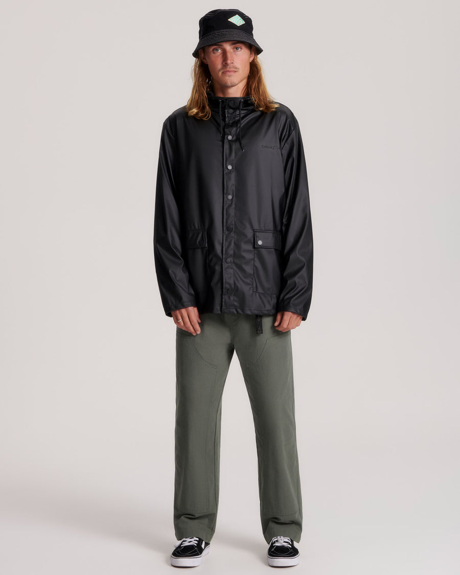 CRITICAL RAIN JACKET - BLACK