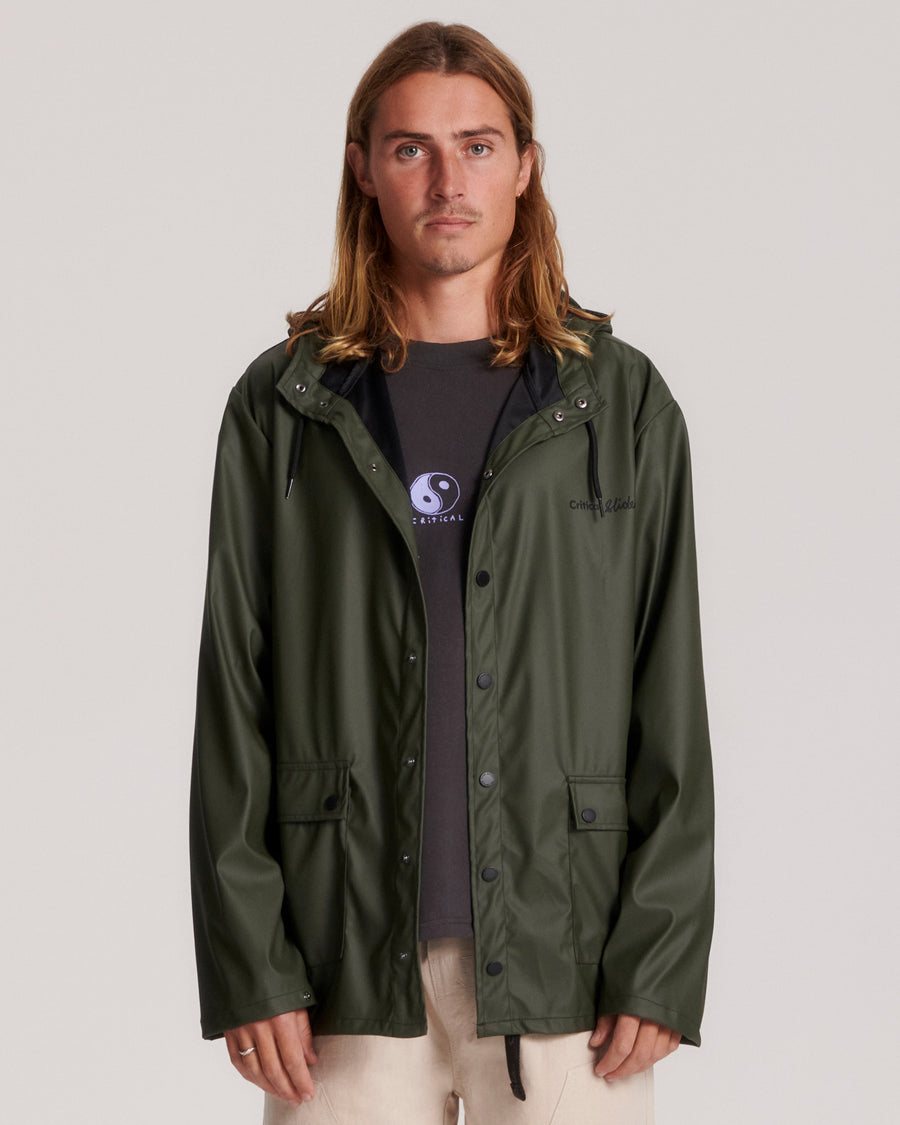 CRITICAL RAIN JACKET - FATIGUE