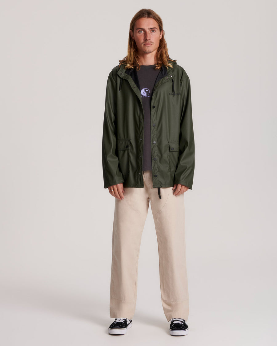 CRITICAL RAIN JACKET - FATIGUE