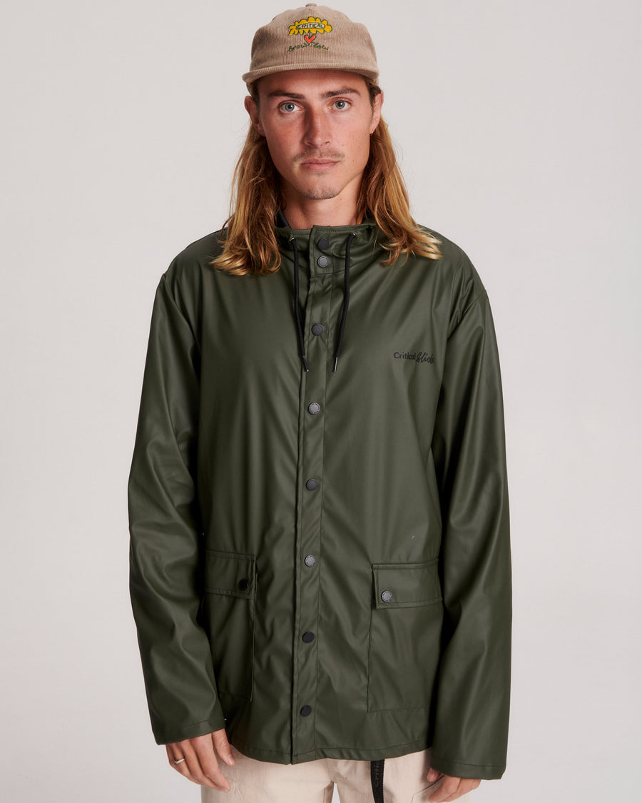 CRITICAL RAIN JACKET - FATIGUE