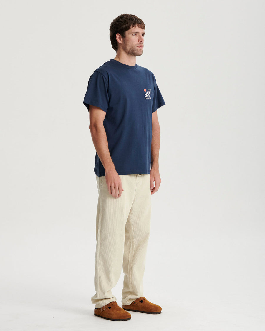 Sun Salute Tee - Worker Blue