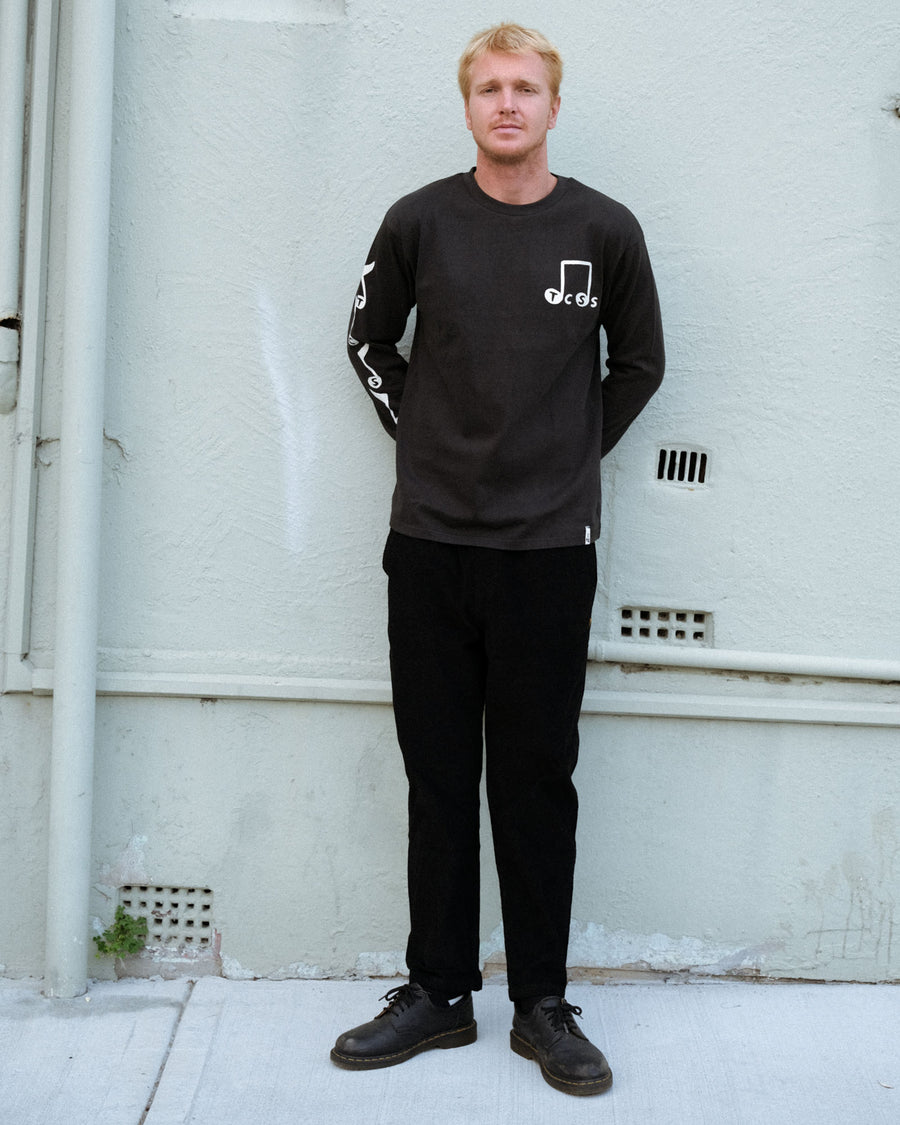 Tunes Longsleeve Tee - Vintage Black