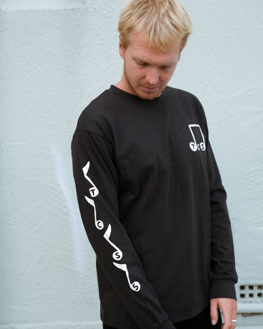 Tunes Longsleeve Tee - Vintage Black