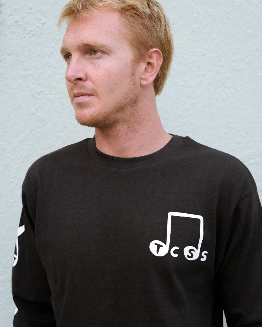 Tunes Longsleeve Tee - Vintage Black