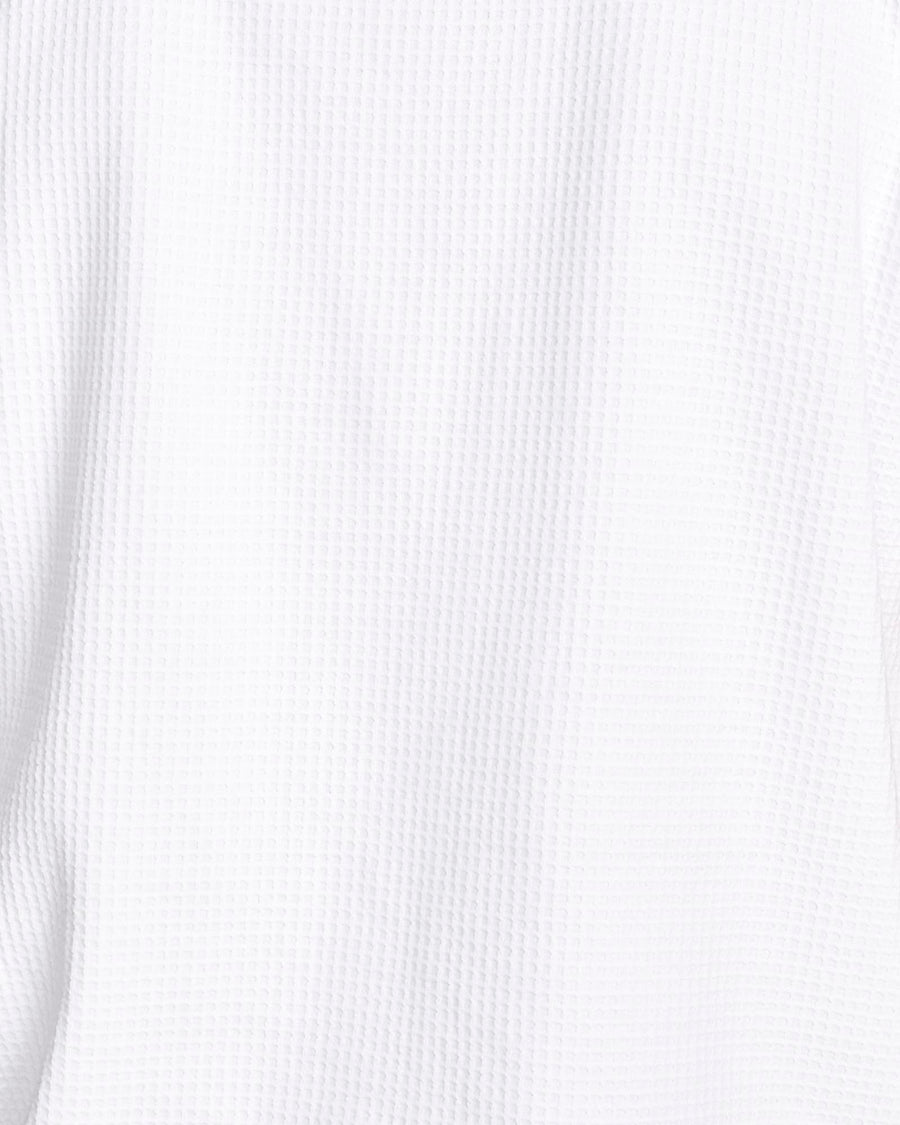 RESORT WAFFLE SHIRT - WHITE