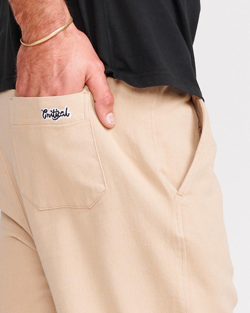ALL DAY TWILL PANT - SAND