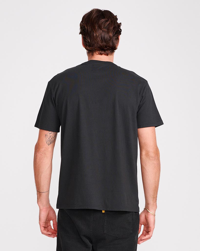 RENNIE ELLIS VIBES TEE  - VINTAGE BLACK