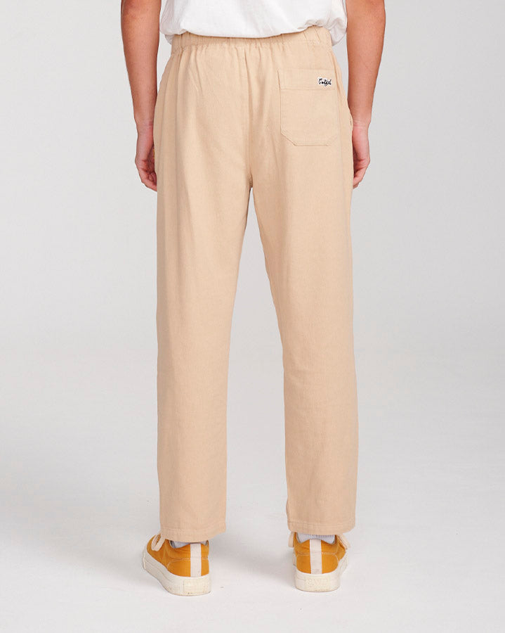 ALL DAY TWILL BEACH PANT - SAND