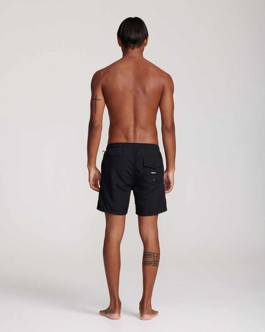 BeachGrit x Critical Slide - I Don't Need Life - Elastic Waist Trunk