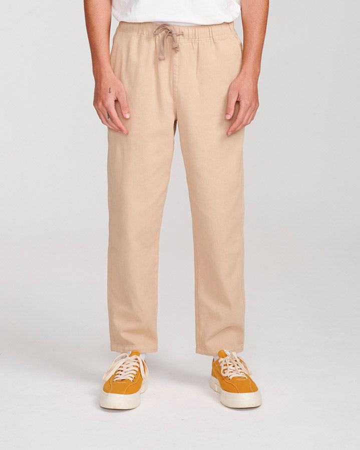 ALL DAY TWILL BEACH PANT - SAND