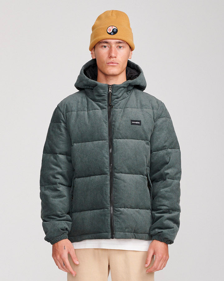 SOS CORDUROY PUFFER - FATIGUE