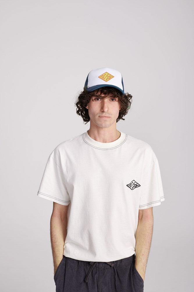 Scribble Foam Trucker Cap - Aegean