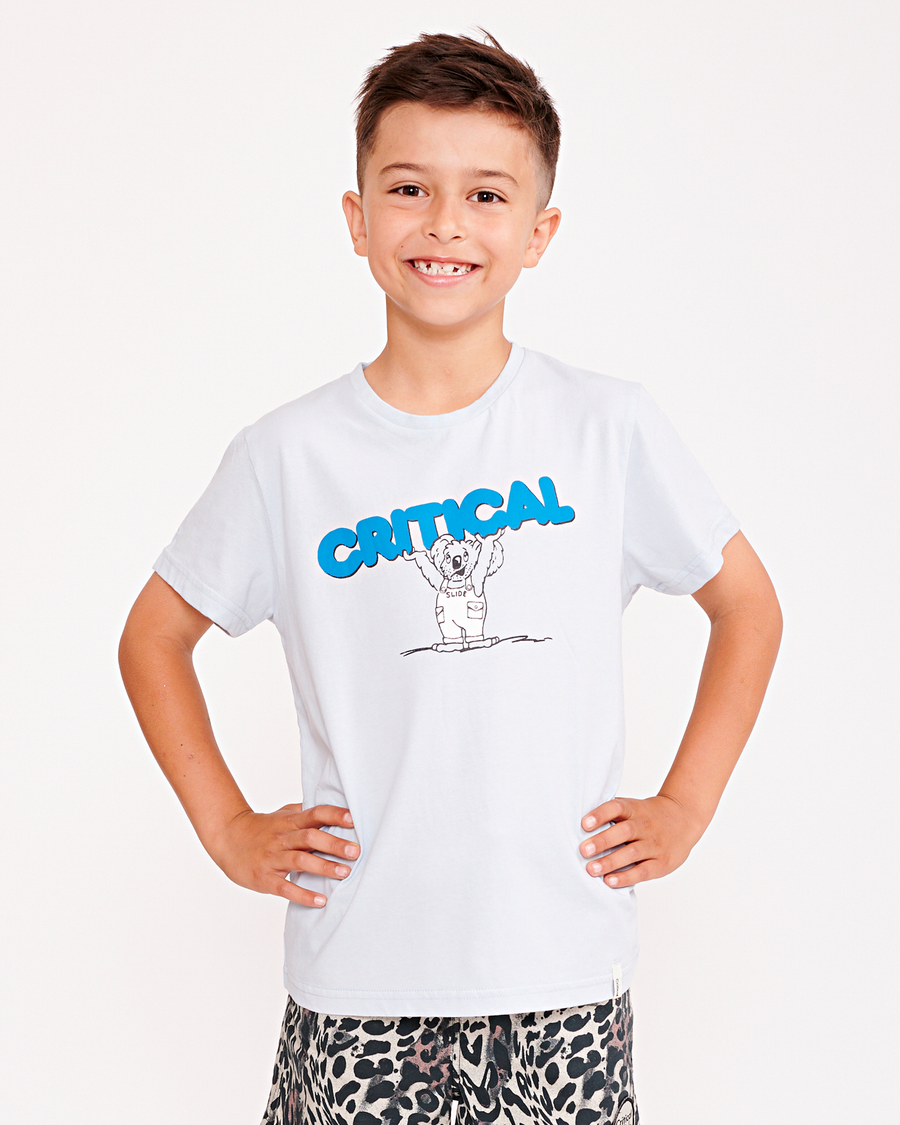 FURBALL KIDS TEE - SKY BLUE