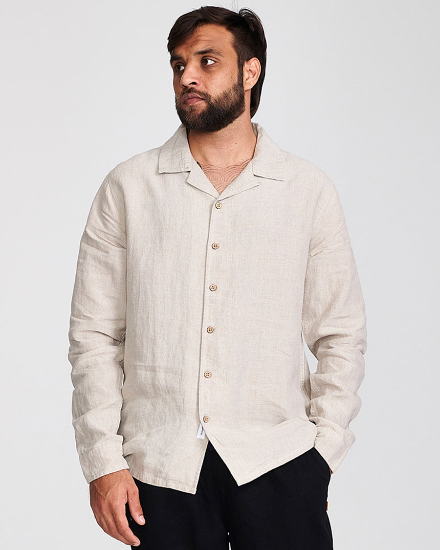 BERT LONGSLEEVE SHIRT - OAT