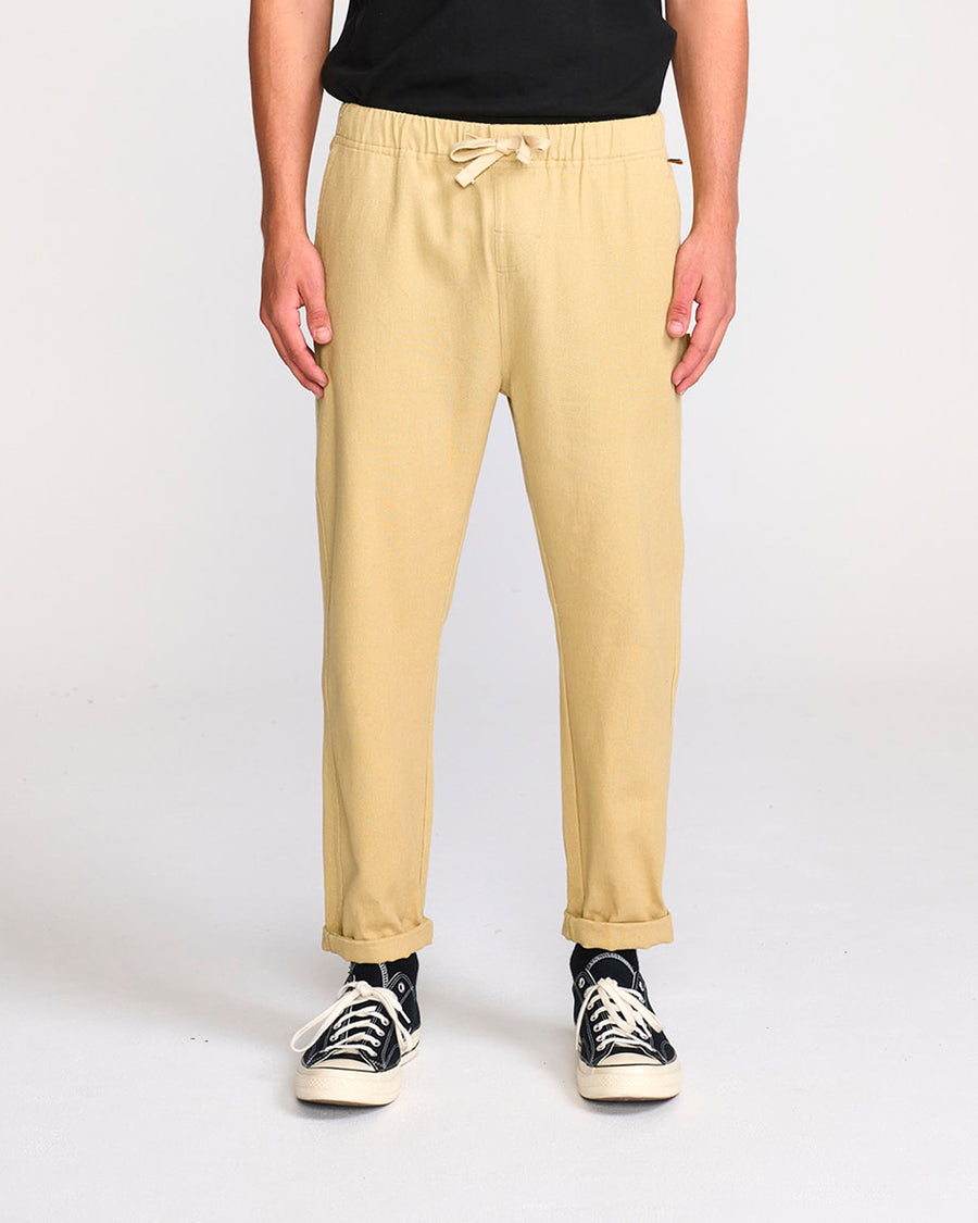 ALL DAY TWILL BEACH PANT - SUNSHINE