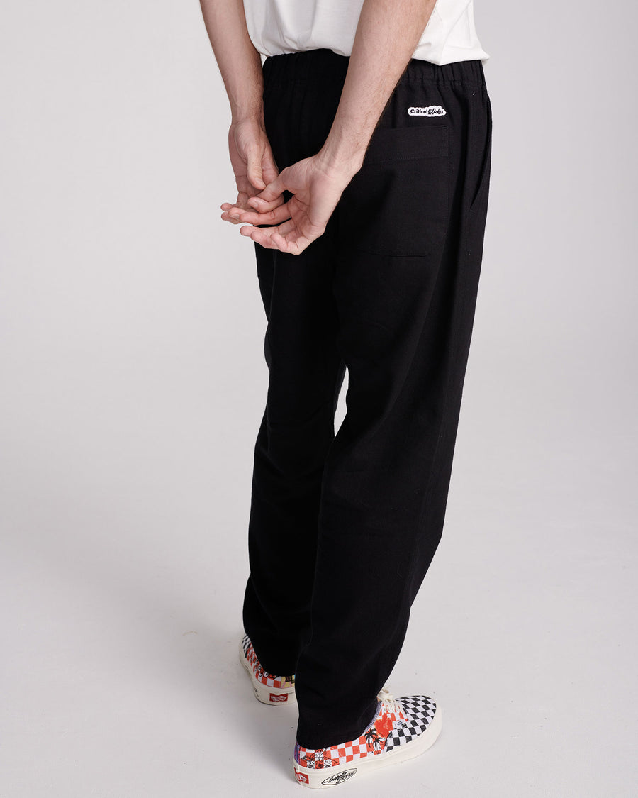 ALL DAY TWILL BEACH PANT - VINTAGE BLACK