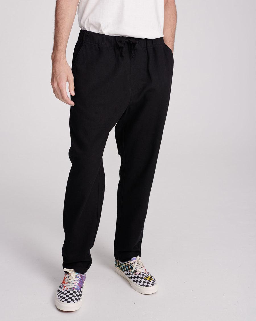 ALL DAY TWILL BEACH PANT - VINTAGE BLACK