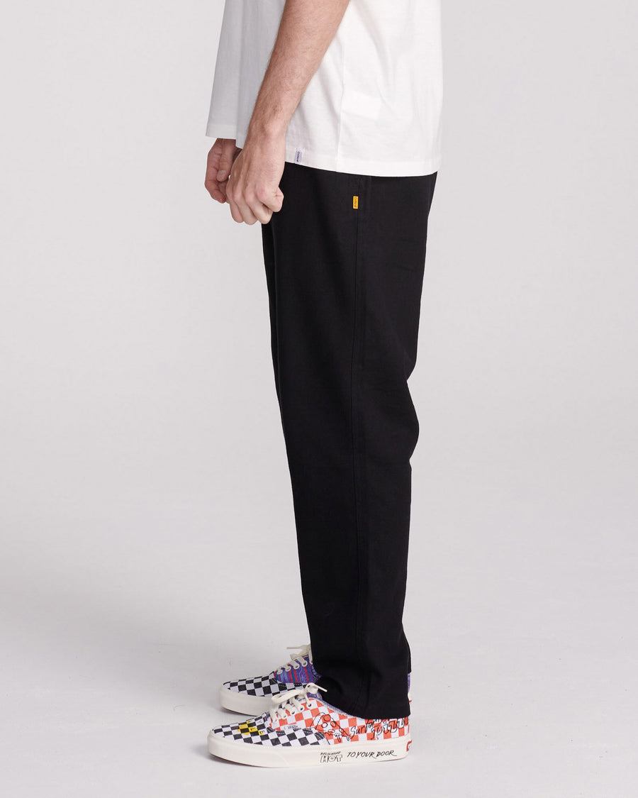ALL DAY TWILL BEACH PANT - VINTAGE BLACK