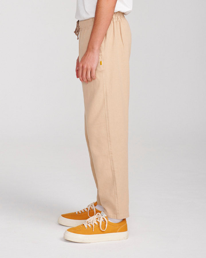ALL DAY TWILL BEACH PANT - SAND