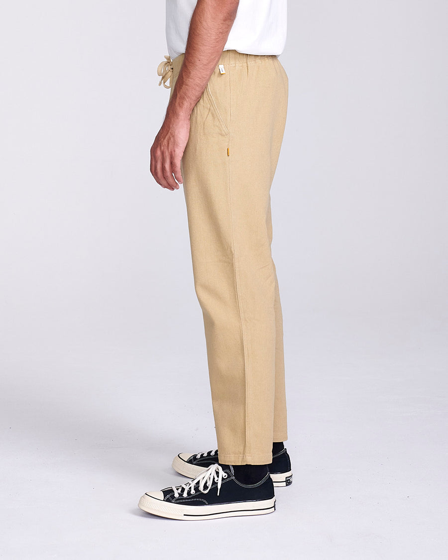 ALL DAY TWILL BEACH PANT - SAND