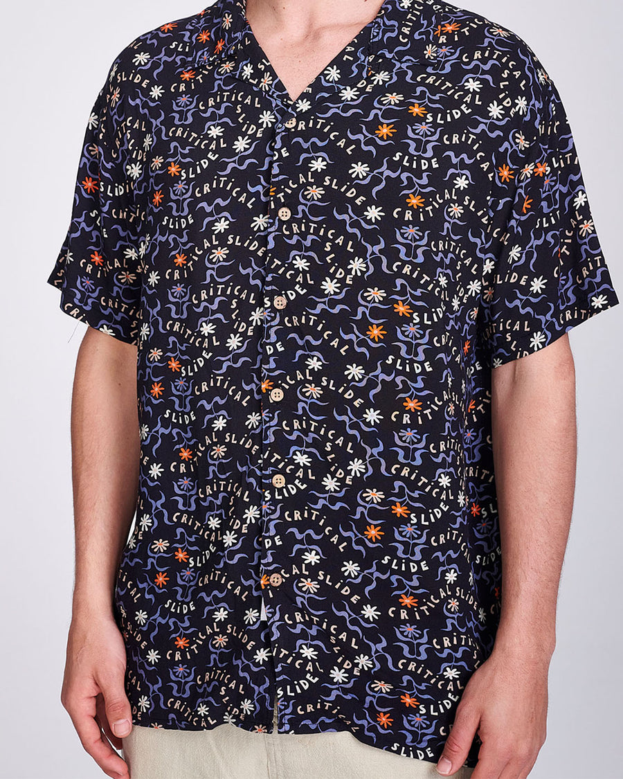 EARTH MUSIC SHIRT - VINTAGE BLACK